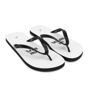 "Life Happens. Wine Helps." Flip-Flops