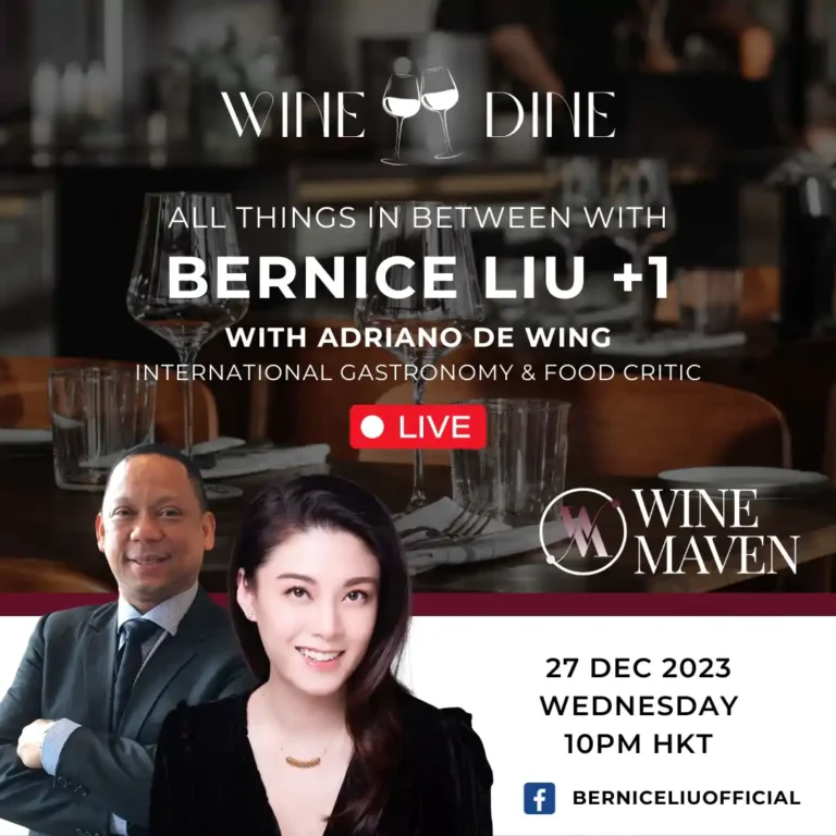 Wine Dine And All Things In Between With Bernice And Adriano De Wing